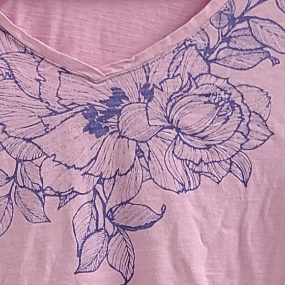 Eddie Bauer Floral outdoor Shirt - Picture 3 of 3